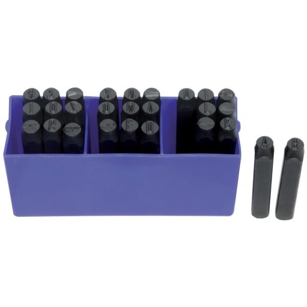 Coffret lettres à frapper din 8mm 27 pièces