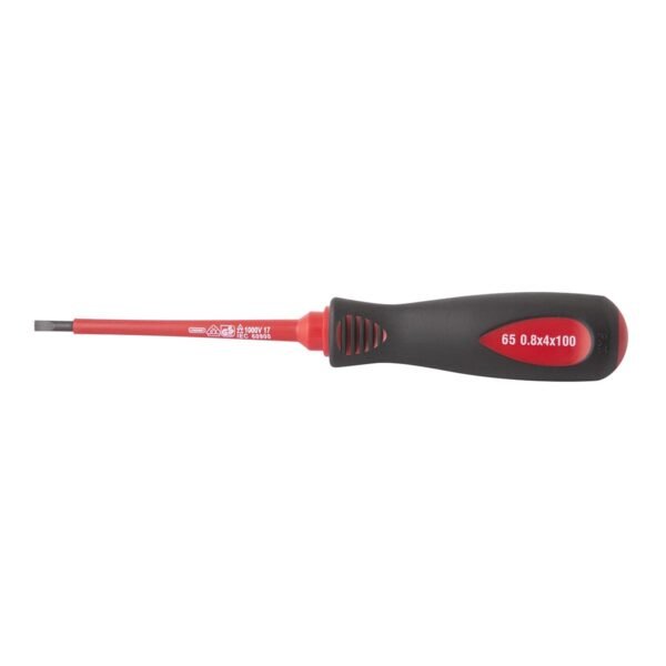 Tournevis fente 4x100 isolé 1000v