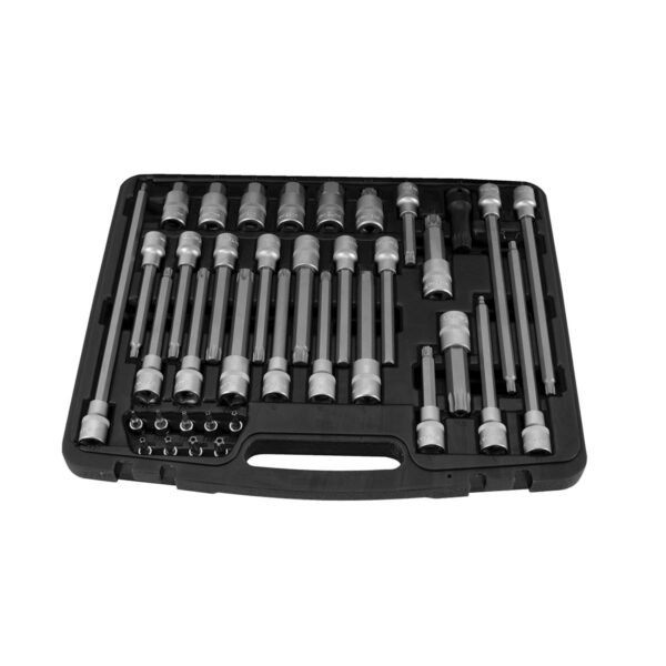 Coffret douilles embouts multi-empreintes 38 pieces