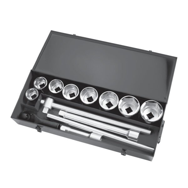 Composition cliquet + 8 douilles 6 pans 1" 46-80mm